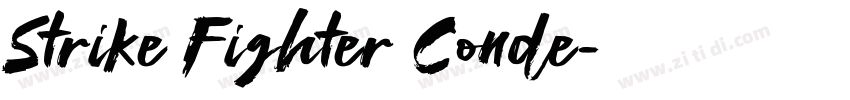 Strike Fighter Conde字体转换